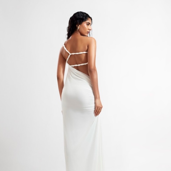 Deme LESLIE white maxi dress - Picture 5 of 16